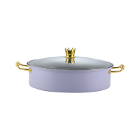 火象 鱼贵妃蒸锅HXG-ZG302 薰衣草紫 (蒸锅40cm)