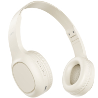 HOCO. W46韵纳蓝牙 头戴式耳机 米白色