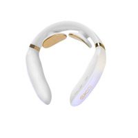 SKG颈椎按摩仪K61-X晨曦白[双脉冲按摩三挡热敷]教师节礼物送老师中秋礼品