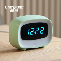 超维(choworld)CW8630智能时光语控闹钟(时钟/闹钟+万能空调遥控器+小夜灯)苹果绿