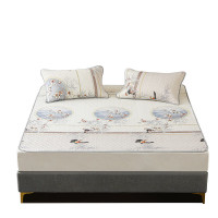 梦洁家纺美颂乳胶凉席三件套:雀竹1050601409