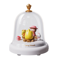 超维(choworld)MG-A18小火苗音乐氛围灯-女孩款(八音盒) 白色