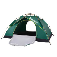 川崎(KAWASAKI)双层自动帐篷 K3X00-A0803-1 墨绿色 (尺寸:200*150*120cm)
