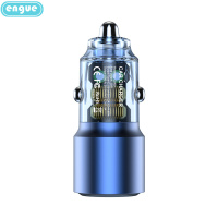 engue恩谷乐途38WA+C 车载充电器EG-CM09蓝色
