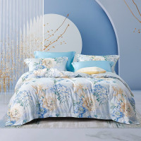 富安娜(FUANNA)纯棉四件套-清袖幽兰203*229cm