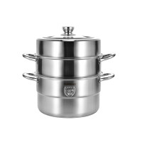 翰乐 HL-RC01 304食品级复合底蒸锅 32cm