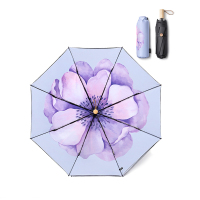 蕉下(BENEUNDER) 三折黑胶防晒伞雨具 BM662庭芥