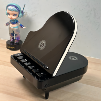 HYUNDAI 现代钢琴蓝牙音箱 YH-F023(三个无线充)黑色