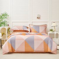 梦洁家纺 纯棉印花四件套 温馨格调 床单款 (被套200*230cm)