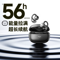 爱国者(aigo)蓝牙耳机骨传导概念耳夹开放式真无线不入耳运动跑步降噪耳麦适配小米苹果 CA05星空灰