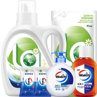 威露士(Walch) 洗护消毒安馨套装(洗衣液+洗手液+清洁湿巾+消毒液)JDGQ03-DB