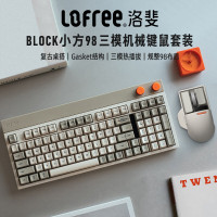 洛斐(LOFREE)OE918 小方98三模机械键盘复古灰