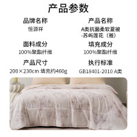 恒源祥 苏屿莲花(雅)A类抗菌柔软夏凉被 200*230cm HYX1115DJ