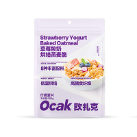 欧扎克 草莓酸奶烘焙燕麦脆 300g*2袋