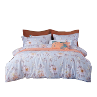 梦洁家纺 纯棉印花 四件套:花舞悠然 200*230cm