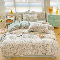 生活元素 花季物语磨毛四件套SM-126A