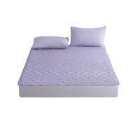 绘睡 硅胶Q弹暖感垫 180*200cm 紫色