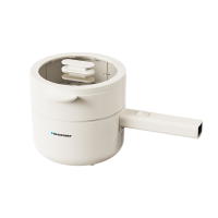 蓝宝(BLAUPUNKT)电煮锅电热锅 学生宿舍泡面电火锅多功能电蒸锅 BP-DZG14 2L 带蒸笼