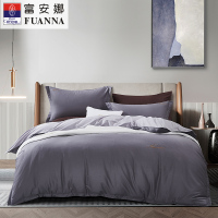 富安娜(FUANNA) 提花纯棉四件套-伯爵.印象