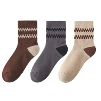 恒源祥 10A抗菌全棉毛圈加厚袜男款3双装HYX060WZ