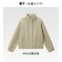 蕉下女士轻量万粒绒外套(常规款、初暖)PM122-栗灰棕-170/92A(XL)