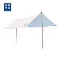 美穗吉家 长方银胶防晒天幕 300*450cm卡其MIHH-2408052