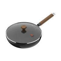 三禾 臻不锈锤纹铁炒锅