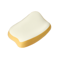 绘睡 吐司枕成人枕头高枕10/12cm 奶酪黄