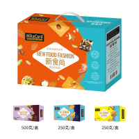 天生好果 MiKACARD新食尚零食组合 1000款内配:坚果燕麦脆250g 坚果曲奇250g 血糯米核桃糕500g