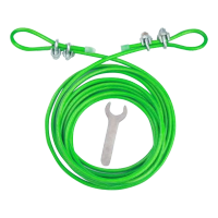 美穗吉家 钢丝晾衣绳(5米)绿色 MIH-2408010