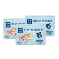 美穗吉家 柔韧亲肤 抽纸原生竹浆3层130抽*3包