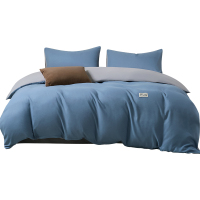 恒源祥 A类抗菌磨毛三件套-晴蓝 HYX359TJ(150*200cm)