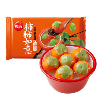 思念柿柿如意黑芝麻汤圆312g*3袋+龙井茶汤圆300g*3袋