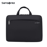 新秀丽(Samsonite)电脑包手提包男女商务背包公文包苹果笔记本电脑包13.3或14英寸 BP5黑色
