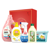 立白&舒蕾 暖心组合清洁套装彩盒装-B款 3360g