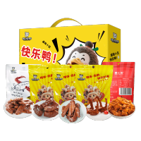 周黑鸭 快乐鸭373g 休闲零食卤味礼盒企业员工团购福利伴手礼
