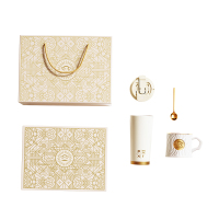 大嘴猴(Paul Frank)保温咖啡杯套装PFC919T 490M+350ml企业员工福利营销礼品伴手礼