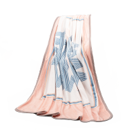 水星家纺 巡音回廊法兰绒毯126356 150cm*200cm