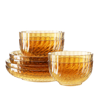 乐美雅(Luminarc) 塞纳琉光餐具8件套LC-CJJ1129(小碗4.5寸x4+小盘7寸x2+大盘8寸x2)