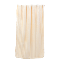 洁玉 简兮珊瑚绒加厚浴巾 70*140cm 395g 1条装 J5015B 米色