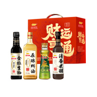 金龙鱼财运亨通礼盒1500ML 调味品礼盒