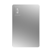 朗科(Netac) K338 4T 移动硬盘 USB3.0 2.5英寸 银灰色