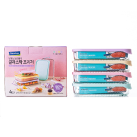 GLASSLOCK 玻璃冷冻保鲜盒饺子盒GL2097 1050ml*4