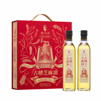 刘氏良承 古法冷压榨特级芝麻油礼盒500ml*2