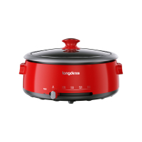 龙的(longde) 多功能料理电火锅电热锅 4L大容量 LD-HG4136