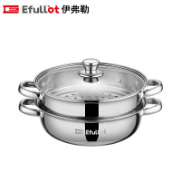 EKCO 伊弗勒(EFULLOT) 不锈钢双层加厚汤蒸锅28cm EFSS-S012