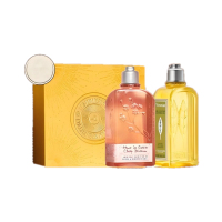 欧舒丹(L'OCCITANE) 经典沐浴礼盒(樱花香250ml+马鞭草250ml)