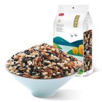 燕之坊 三色糙米1kg六面体量贩 糙米红米黑米五谷杂粮 粗粮主食 大米伴侣三色米糙米饭