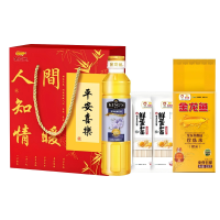 苏宁 金龙鱼 平安喜乐伴手礼盒A款 (740g+400ml)