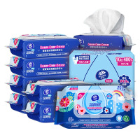维达湿厕纸多巴胺家庭装私处卫生湿纸巾便携清洁湿巾 40片*10包 VW3415-10B
